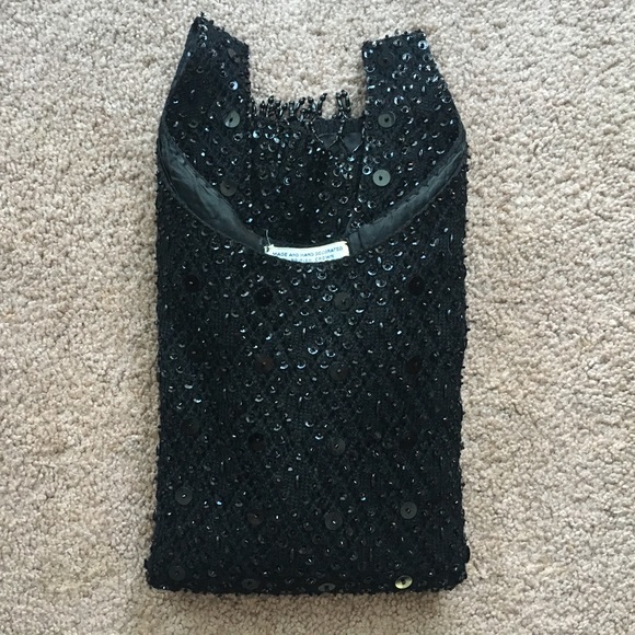 Vintage Tops - Vintage 1960s Penrose Sequin Shirt